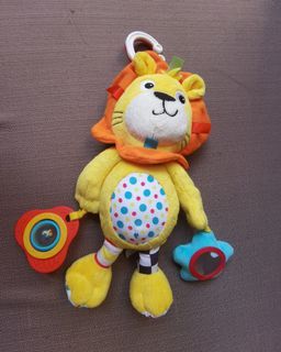 Carousel Activity Jittering Lion - Pull&vibrate Sennsory Developmental Baby Toy