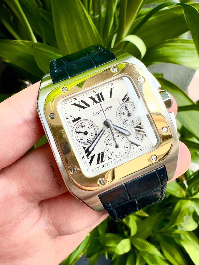 Cartier Santos 100 XL Chronograph W20091X7 Luxury Watches on Carousell