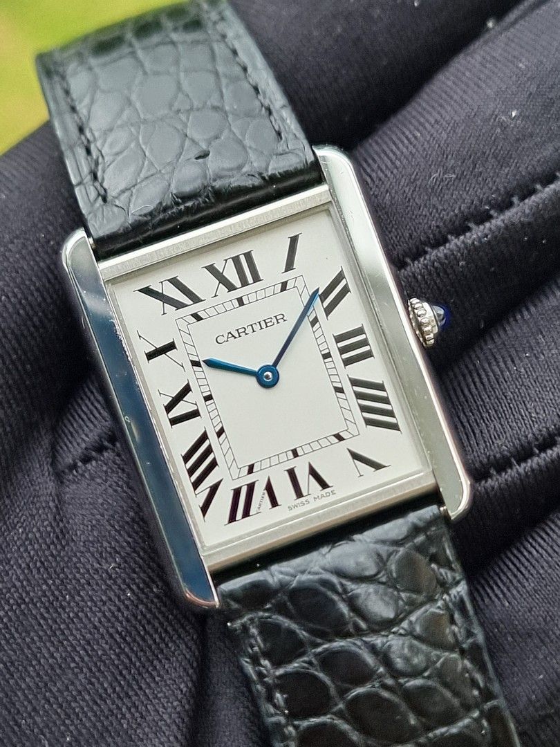 CARTIER TANK SOLO LARGE QUARTZ WATCH ONLY 3169 NOT MUST 5200003 W5200003 Luxury Watches on Carousell