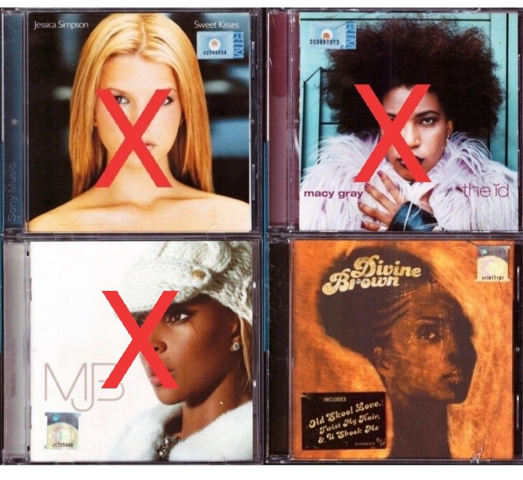 CD JESSICA SIMPSON - SWEET KISSES MACY GRAY - THE ID REFLECTIONS DIVINE  BROWN