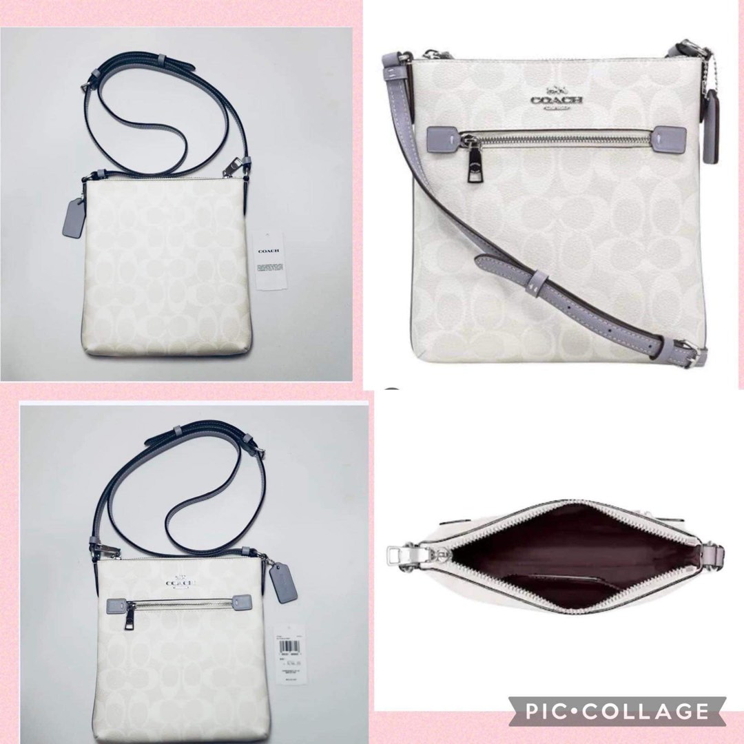 Coach Rowan Mini Leather File Crossbody Bag