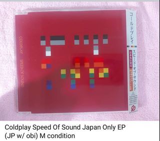 Coldplay Speed Of Sound Japan Only EP (unsealed)