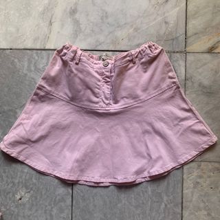 coquette milkmaid baby pink skirt zara girls