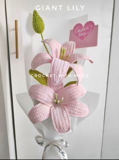 Crochet Flowers Bouquet Handmade