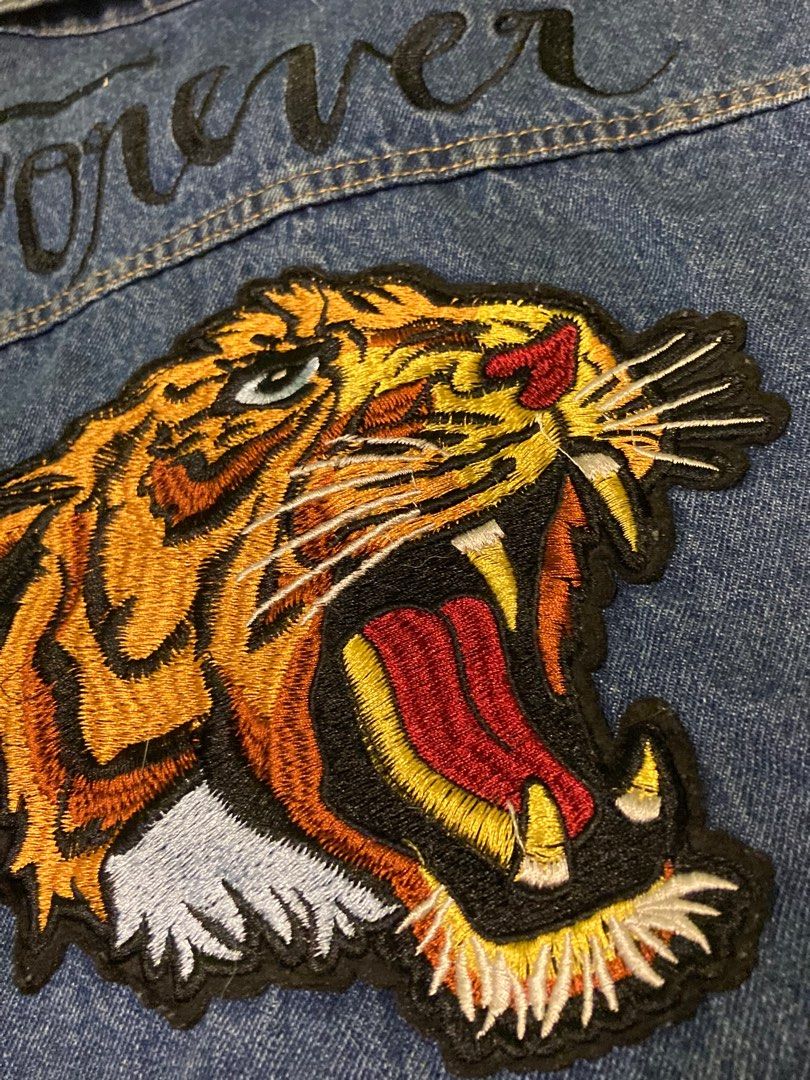 Denim Jacket Sukajan Tiger Women s Fashion Coats Jackets and Outerwear on Carousell