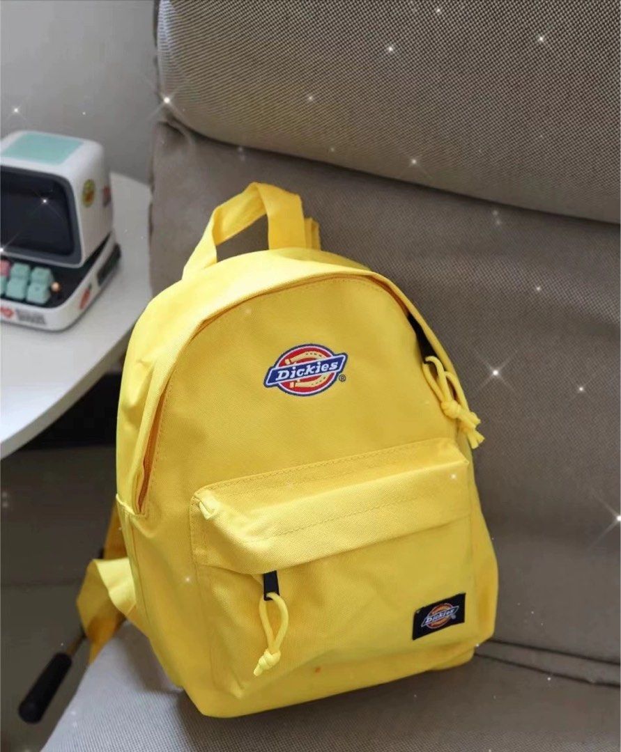 Dickies yellow vintage retro cute mini backpack