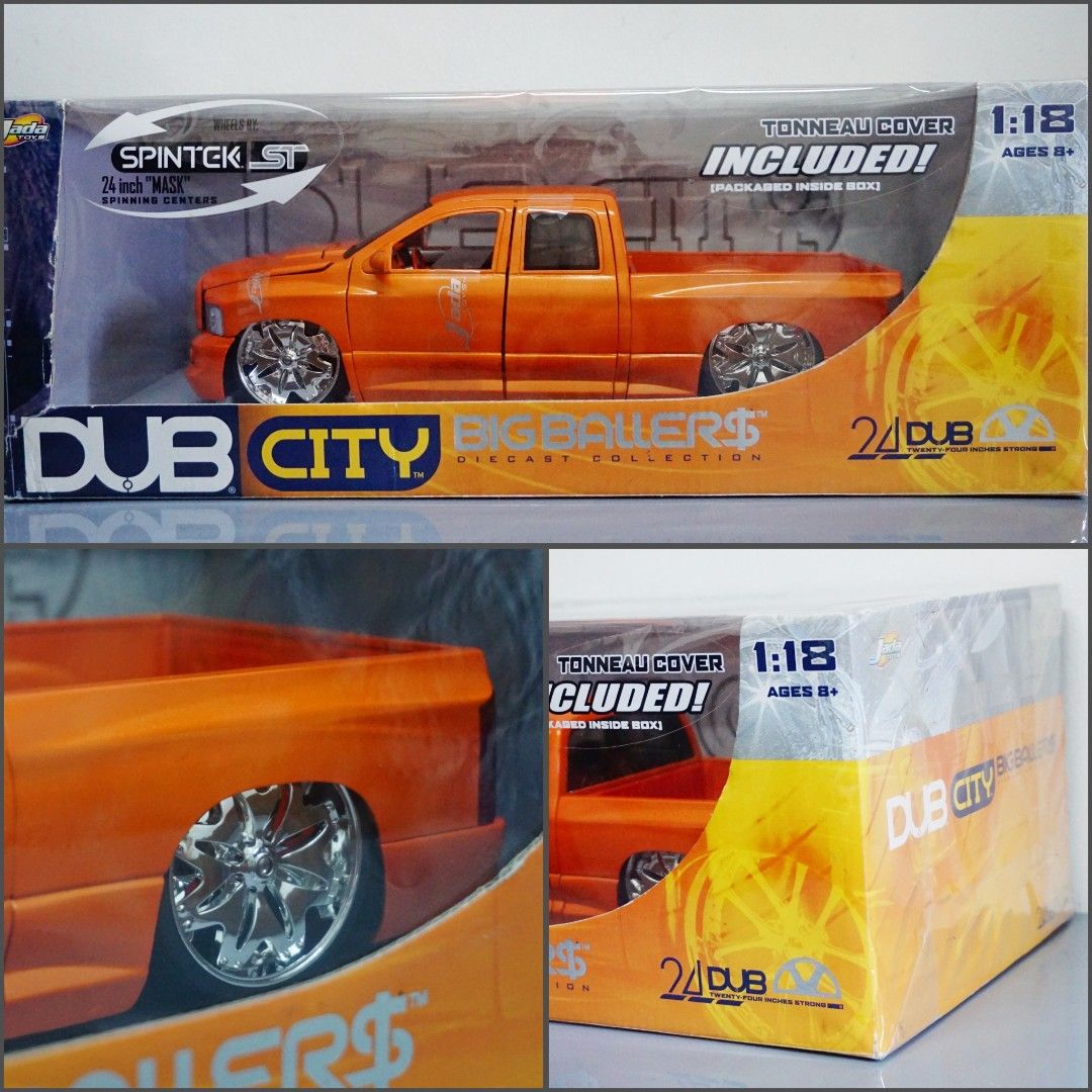 Dub City Dodge Ram Pick Up 1:18 Diecast By JAda, Hobbies & Toys ...