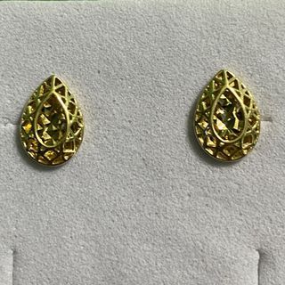 Earrings 18K Saudi Gold