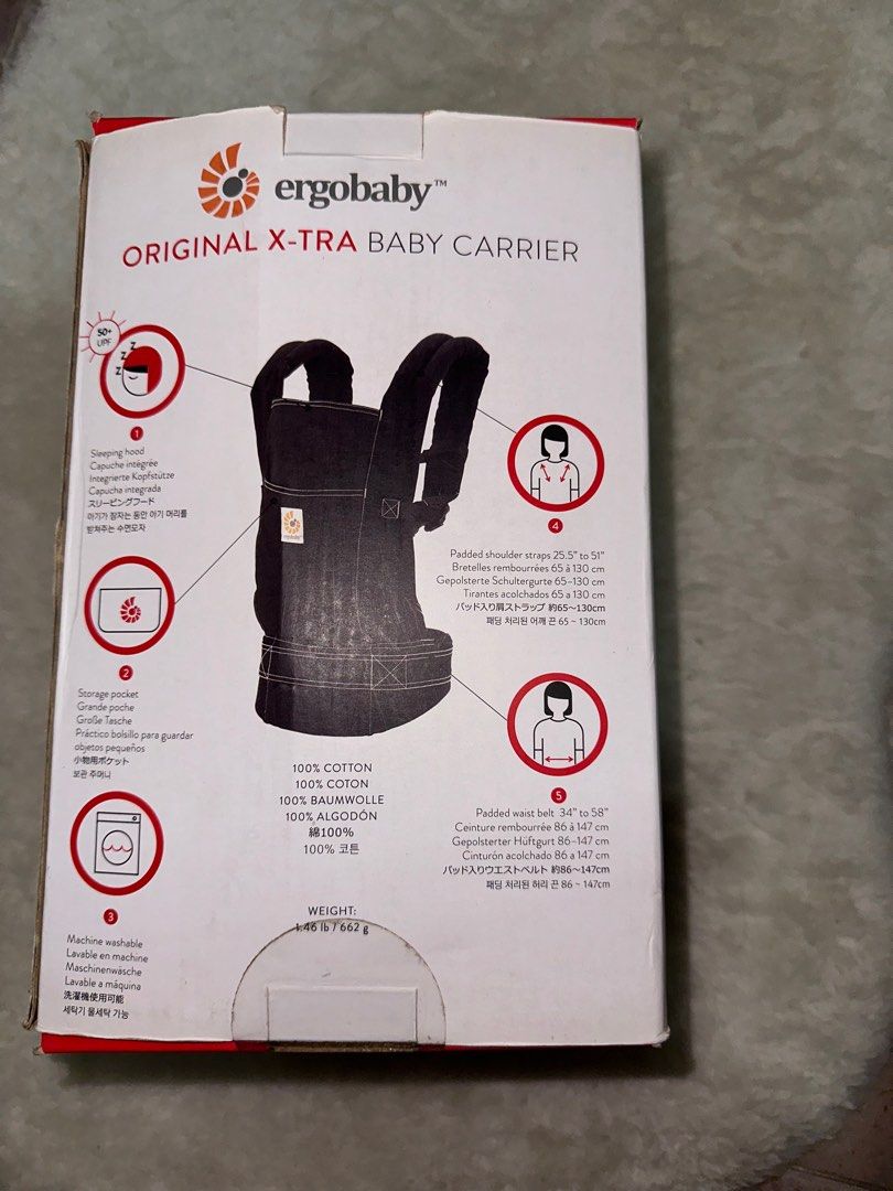 ERGOBABY X TRA ORIGINAL BABY CARRIER