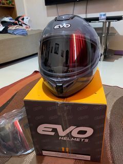 EVO SVX-02 Plain Cool Gray Full Face