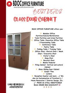 Glass Door Cabinet/Office Partition/Office Furniture