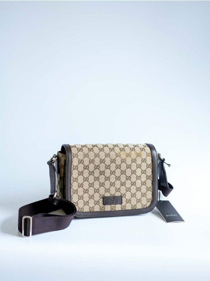 Gucci guccissima messenger bag hot sale