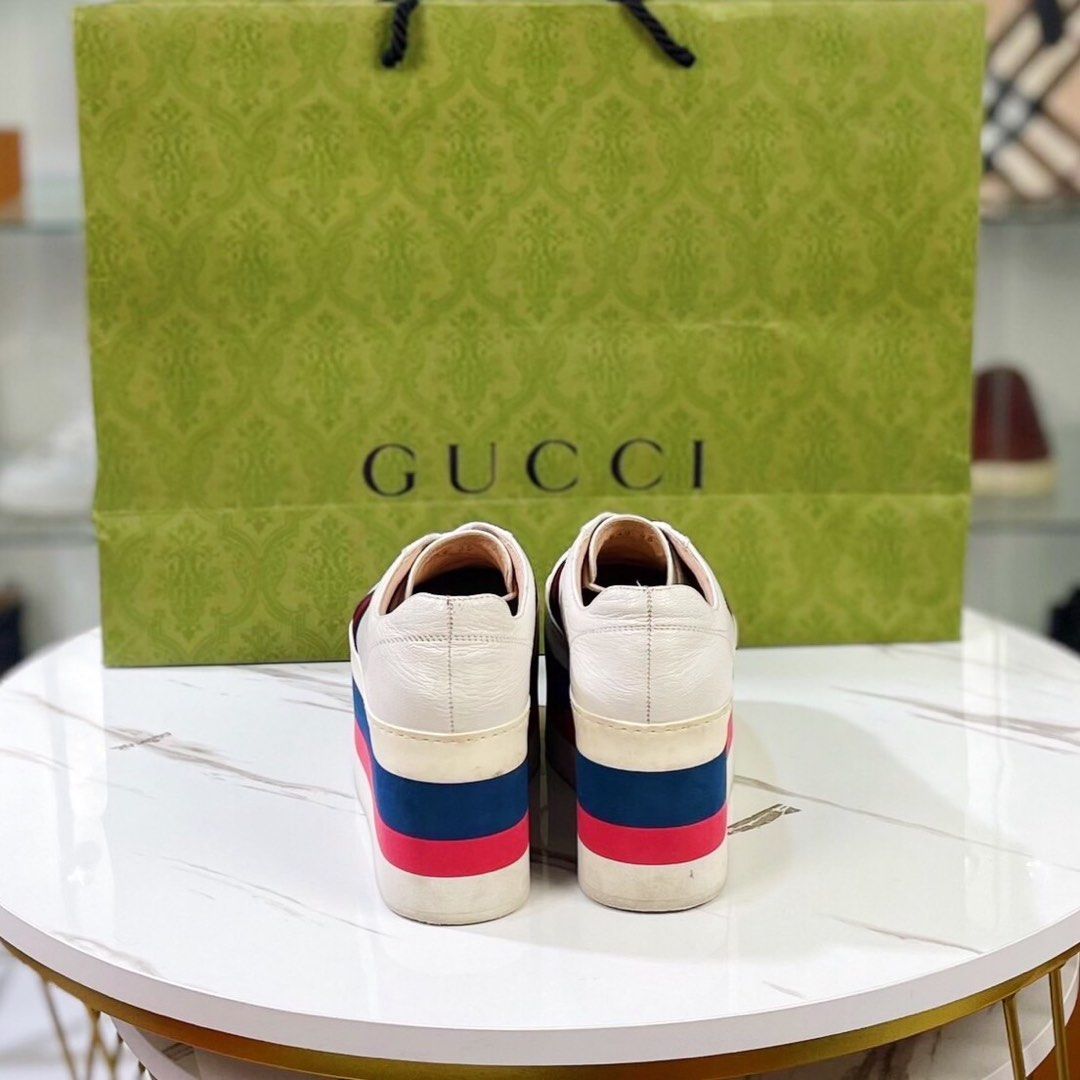 Gucci high platform sneakers store