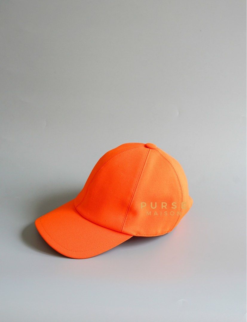 Hermes Baseball Cap Orange
