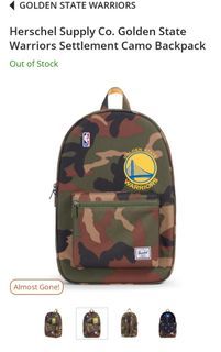 Hershel Co. Golden State Warriors Camo Backpack