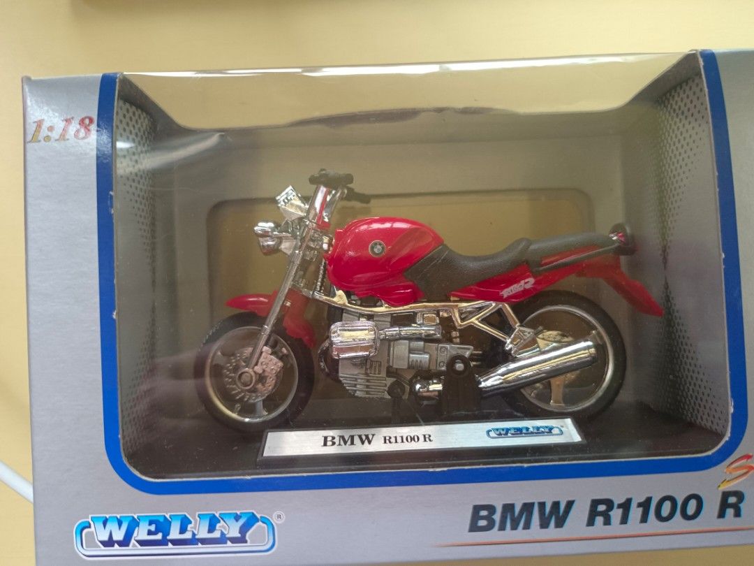 Welly 1：18 Honda motorcycle and BMW R1100 R