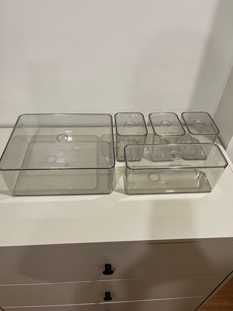 Ikea Containers with Lids, Furniture & Home Living, Home