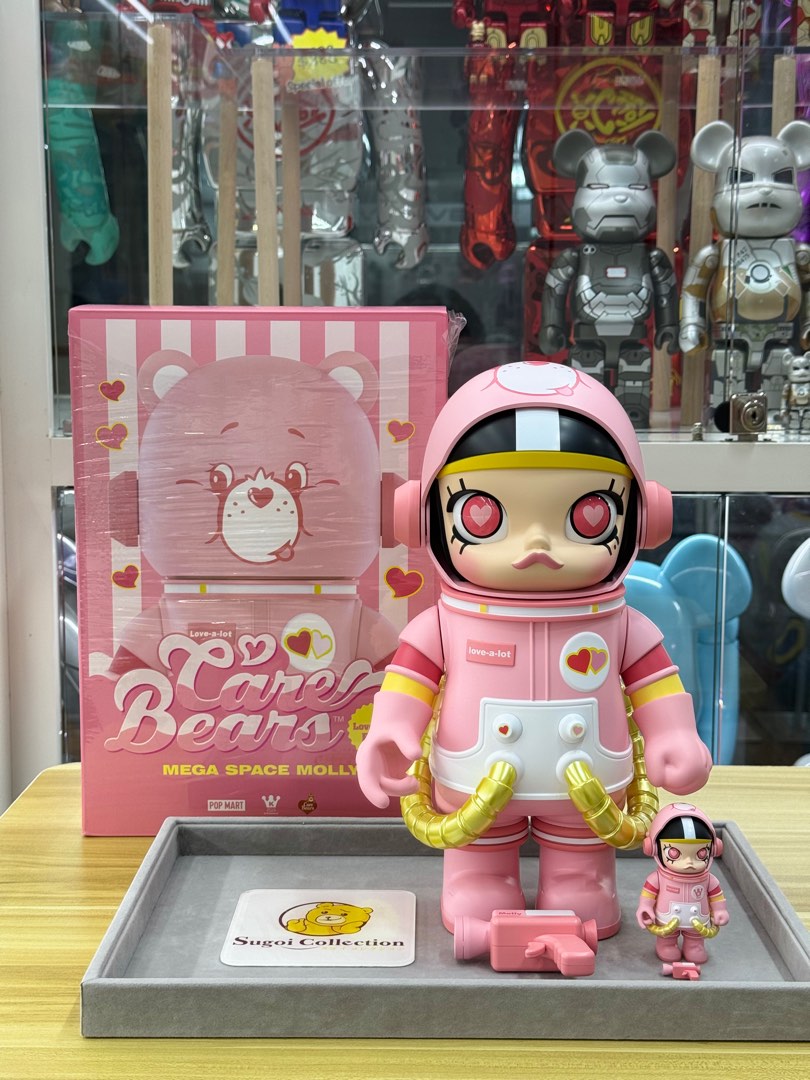 In Stock] Mega Space Molly Love-A-Lot Bear 100%+400% Pink Ver