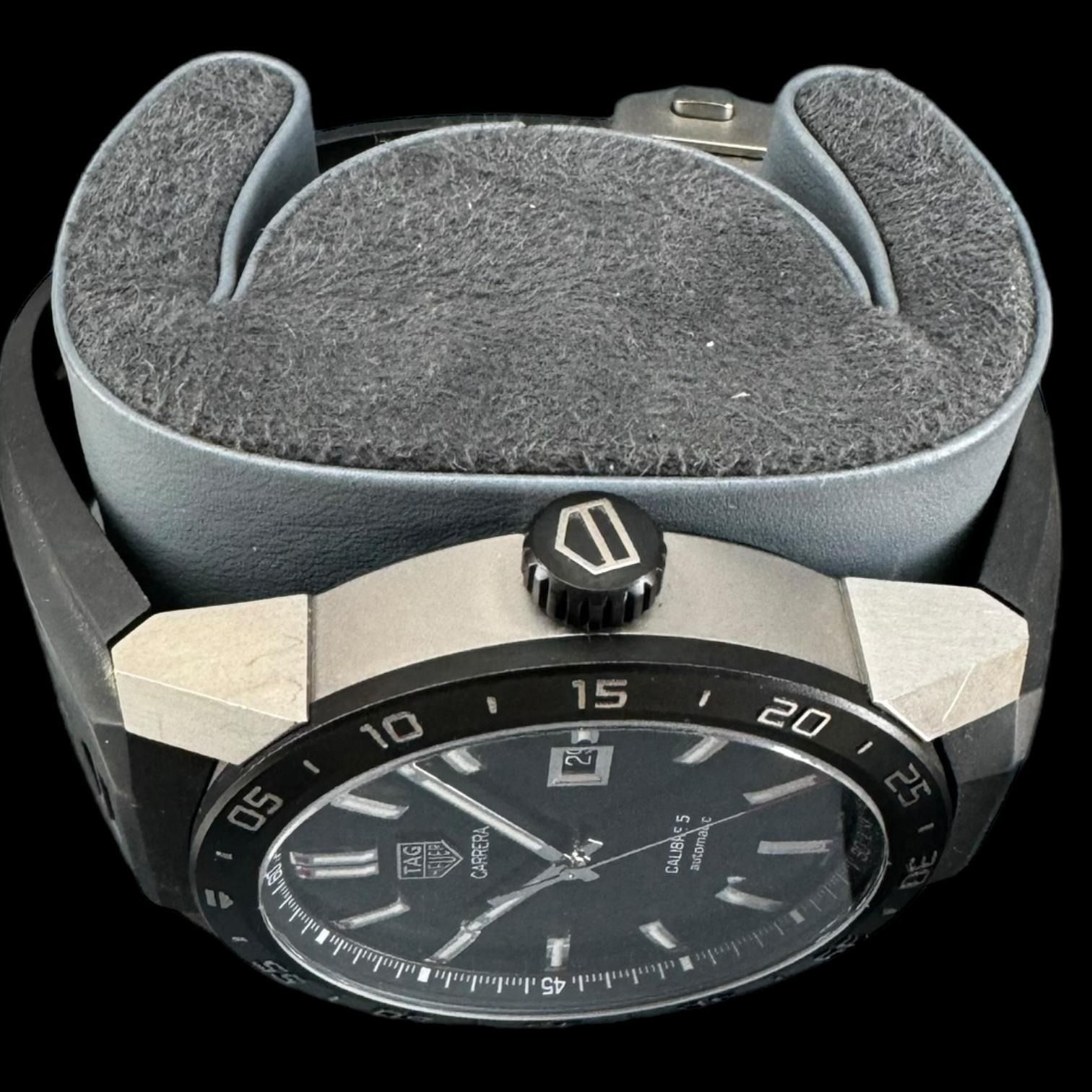 JE Tag Heuer Automatic Black Dial Men s Watch SAR2A80