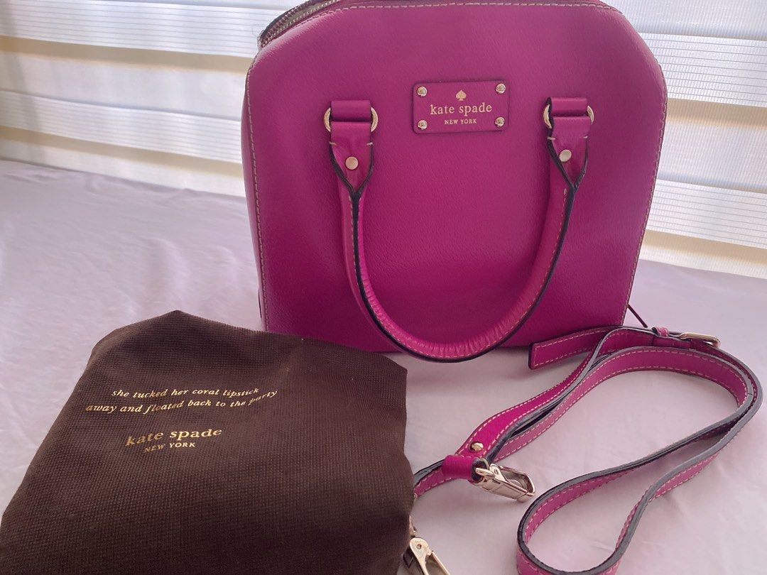 Kate Spade Doctors Bag (Category: Luxury Bags & Wallets) located in Lucena. Submitted by fashioncult.ph (Listing ID 1297300484, Image 2). Description: Kate Spade Doctors Bag 👉🏻used once 👉🏻RFS: had so much bags 👉🏻rare color 👉🏻inclusion: dustbag, cards & strap 👉🏻low ballers will automatically blocked 👉🏻actual photos posted please refrain asking other photos 👉🏻shipping fee shouldered by the buyer 👉🏻MOP: BDO/ GCASH 👉🏻MOD: JRS Expres