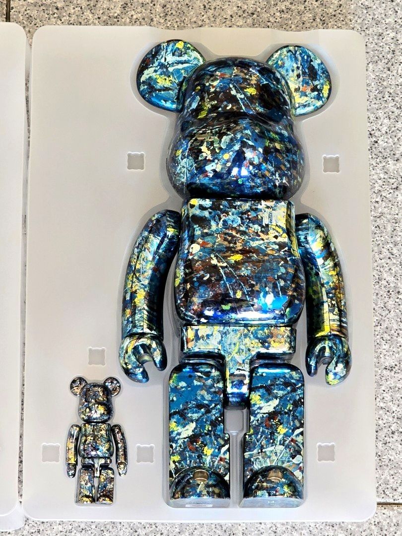 MEDICOM TOY - BE@RBRICK Jackson Pollock CHROMEの通販 by ゆーい's  shop｜メディコムトイならラクマ - おもちゃ
