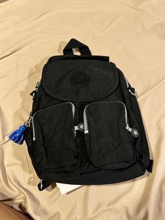 Kipling Black Unisex Backpack