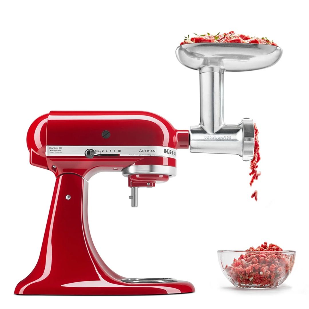 KitchenAid Metal Food Grinder Attachment KSMMGA TV Home Appliances Kitchen Appliances Juicers Blenders Grinders on Carousell