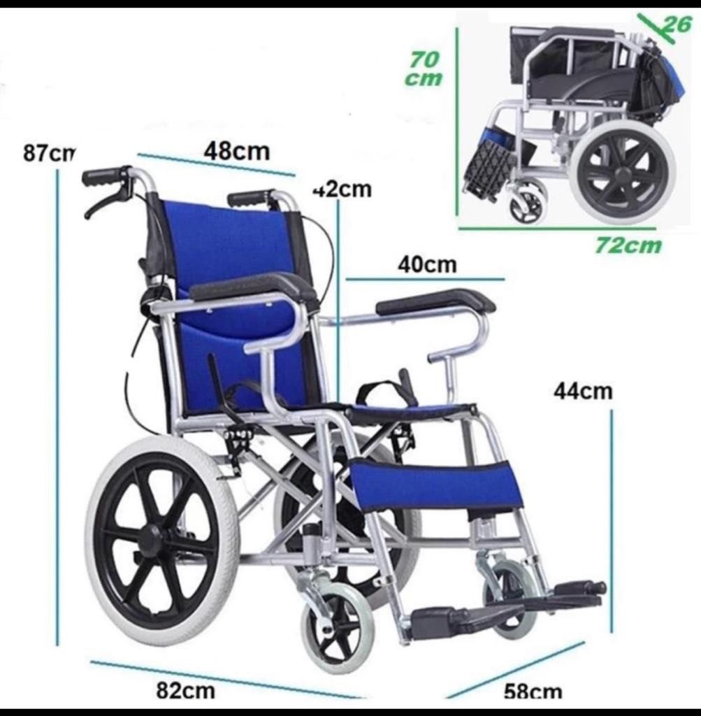 Light, Foldable Wheelchair (Category: Wheelchairs) located in Singapore. Submitted by damiens (Listing ID 1297279721, Image 2). Description: Only used twice. Pick up only from my place..