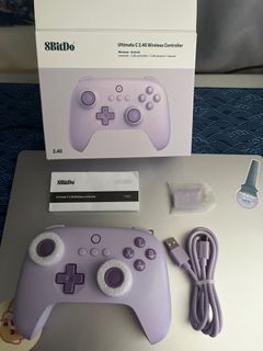 Lighty Used 8BitDo Ultimate C 2.4G Wireless Controller (for Windows and Android) Purple Edition