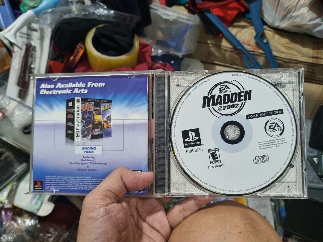 Madden 2002 collectors edition (Category: PlayStation) located in Banaybanay. Submitted by rbjuvyreyn18879 (Listing ID 1297350703, Image 2). Description: imported from u s.a..playstation..catridge..slightly used..