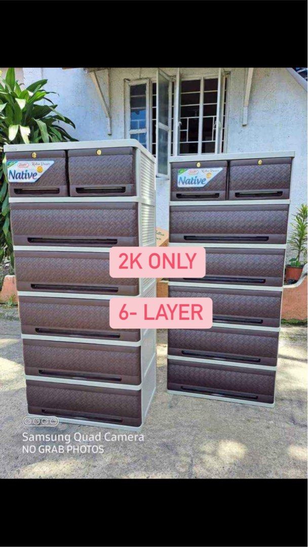 NATIVE RATTAN DRAWER 6 LAYER (Category: Storage Boxes & Baskets) located in Manila. Submitted by kellychz (Listing ID 1297330692, Image 2). Description: 6 layer native rattan drawer brand new on hand murang mura order now na boss.