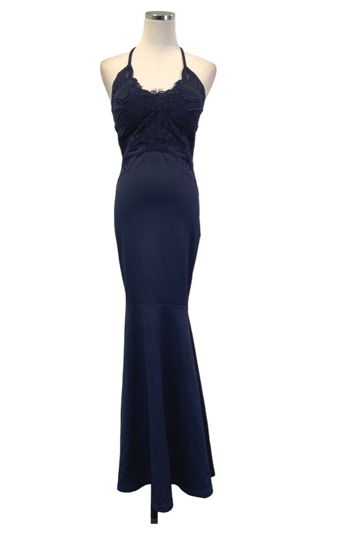 Navy blue mermaid dress LIPSY LONDON