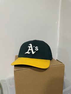 Rare Vintage 90s Fitted 7 1/2 New Era Pro Model USA 100% Wool Oakland  Athletics A's cap hat 5950 Green under brim, Men's Fashion, Watches &  Accessories, Cap & Hats on Carousell