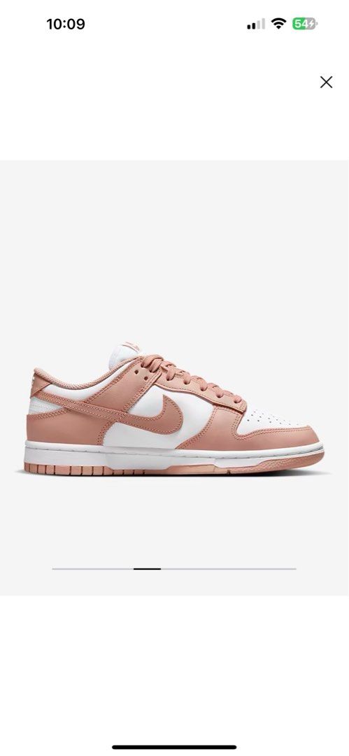Nike Dunk Low Rose Whisper (Category: Sneakers) located in Cavite. Submitted by oldthreadsz (Listing ID 1297354381, Image 2). Description: 100% original Bought in NIKE APP PH Size US7 Womens Worn thrice only Negotiable negotiable .