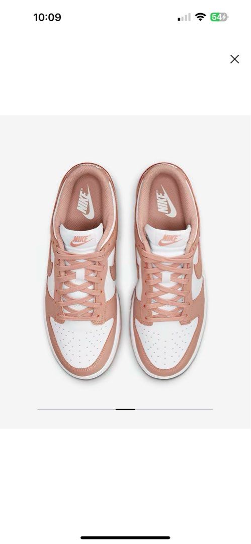 Nike Dunk Low Rose Whisper (Category: Sneakers) located in Cavite. Submitted by oldthreadsz (Listing ID 1297354381, Image 3). Description: 100% original Bought in NIKE APP PH Size US7 Womens Worn thrice only Negotiable negotiable .