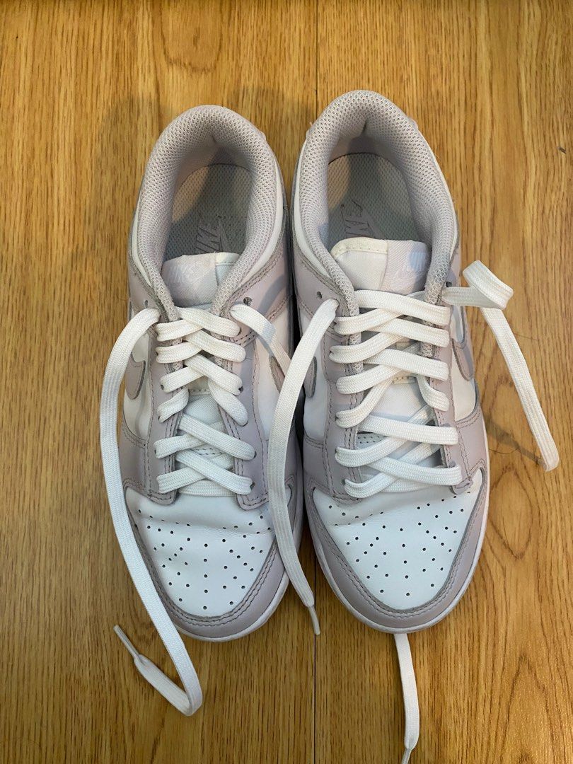 Nike WMNS Dunk Low Light Violet/Venice 6.5 (Category: Sneakers) located in Pasig City. Submitted by joeethangs (Listing ID 1296914009, Image 2). Description: RFS: Not using anymore, prefer my Asics sneakers. Still in good condition, just needs cleaning. Originally bought from The Hype Plug for ₱10,500. See last photo..