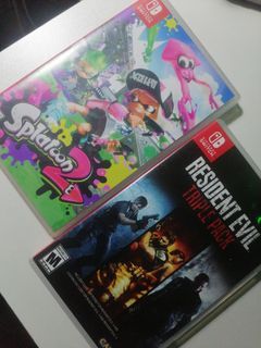 For swap/trade Nintendo switch Splatoon 2 and resident evil 4