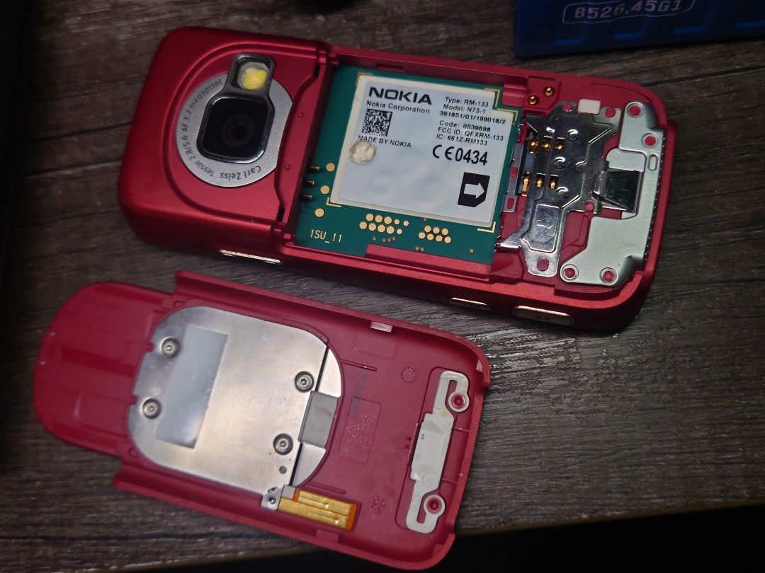 NOKIA N73 (White/Red), 手提電話, 手機, 其他手機 - Carousell