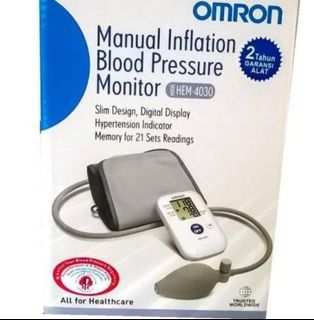 Omron Hem-4030 Manual BP Monitor