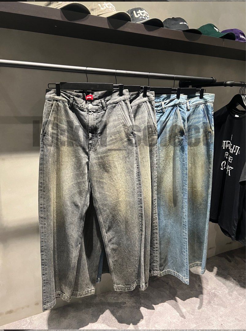 order loose denim pants vintage 