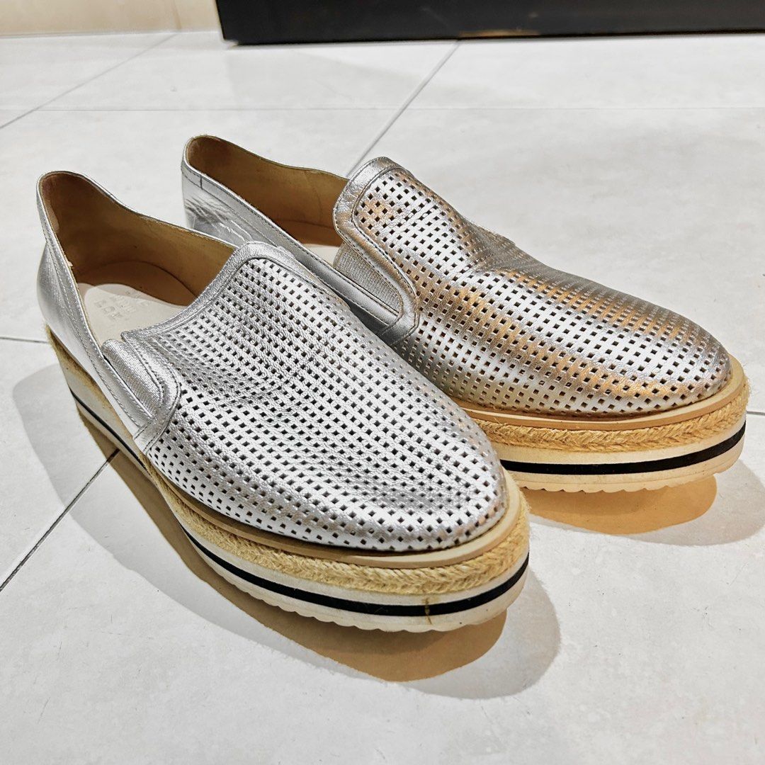 pedder red silver platform loafers shoes Women s Fashion Footwear Loafers on Carousell