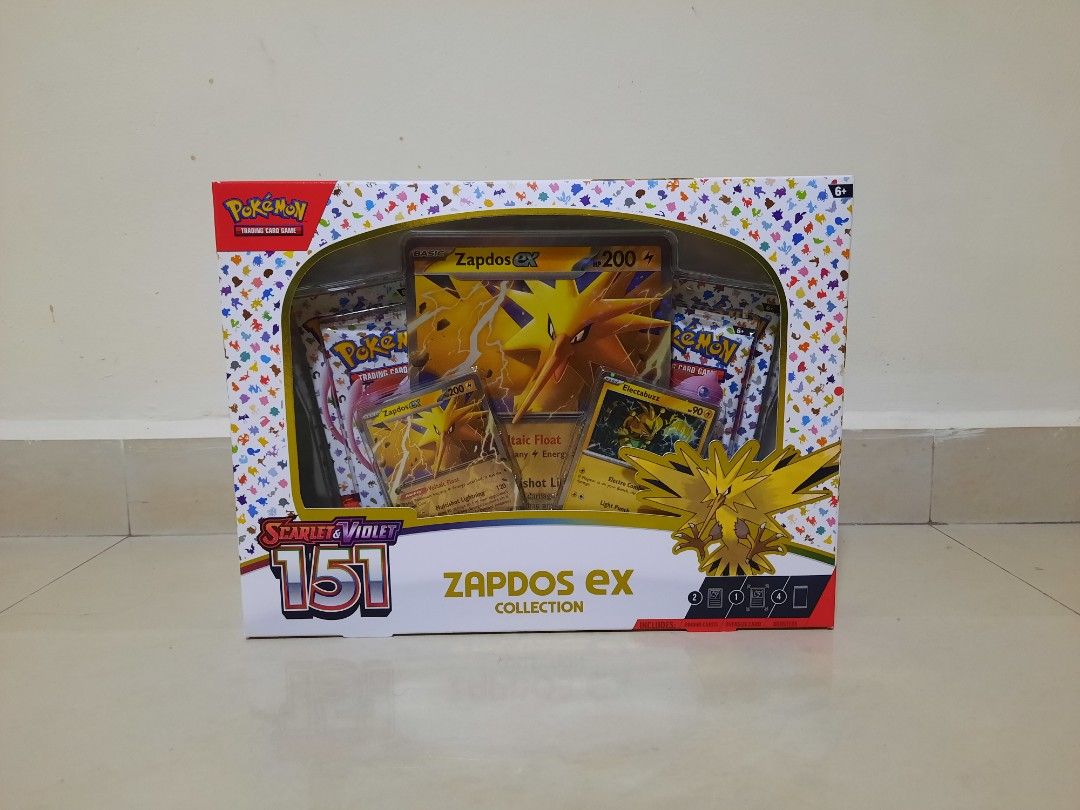Pokemon 151 Zapdos Ex Premium Collection, Hobbies & Toys, Toys & Games on  Carousell