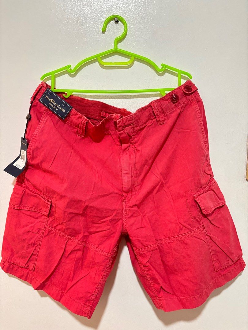 Polo Ralph Lauren Cargo Shorts (Category: Shorts) located in Valenzuela. Submitted by prelovedbysnowy (Listing ID 1297244625, Image 1). Description: POLO RALPH LAUREN WITH TAG RELAXED FIT / NAVY EXCHANGE SIZE: 36 / MEN COLOR: RED MET OT PAYMENTS AND SHIPPING CAN BE DISCUSSED .