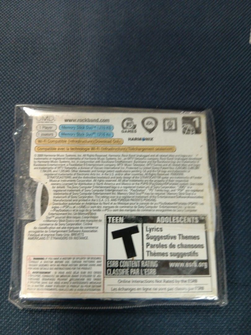 PSP Rockband Unplugged (Category: PlayStation) located in Manila. Submitted by ayinong0453384 (Listing ID 1297327724, Image 2). Description: item is in excellent condition mint pm for order.