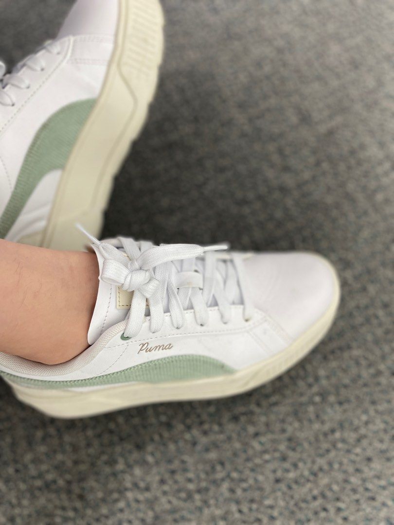 Puma Light Green Soft Foam Plus Sneakers Women s Fashion Footwear Sneakers on Carousell