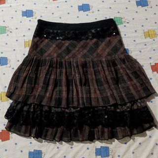 punk plaid skirt