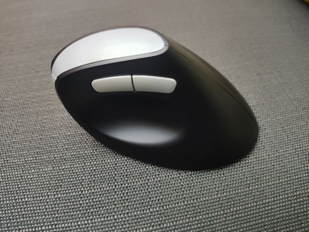 Rapoo EV250 Wireless Optical Vertical Mouse (Category: Mouse & Mousepads) located in Manila. Submitted by gracedyf (Listing ID 1297255218, Image 2). Description: Rapoo EV250 Wireless Optical Vertical Mouse • Brand new with box (opened box for testing and picture taking) • Rapoo Vertical Mouse • Vertical ergonomic design • Reliable 2.4 GHz wireless connection • High-resolution Adjustable 1600 DPI sensor • Silent Click Mouse • Wireless Optical Mous