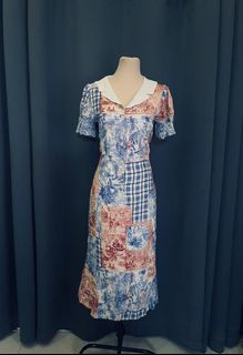 Rare Patchwork Vintage Dress
