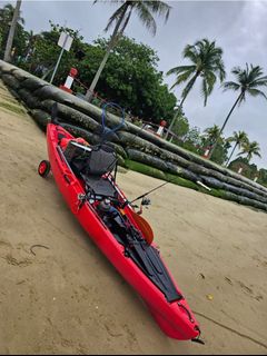 Short Handle Kayak Fishing Net, Sports Equipment, Fishing on Carousell