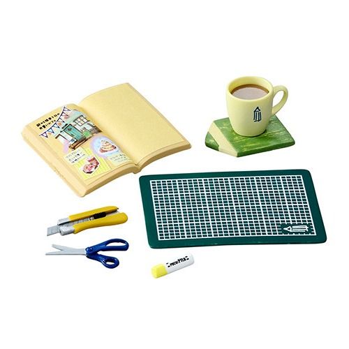 SALE || Re-Ment Pencil Cafe [Split] (Category: Stationery & School Supplies) located in Valenzuela. Submitted by littlechopletsph (Listing ID 1297293743, Image 2). Description: PRICE: P650 NOW: P550 FULL SET: P4000 CHOICES: 1. Welcome to Pencil Cafe 2. Scrapbook 3. Schedule Book 4. Crayon 5. Pencils 6. Letter 7. Notebook 8. Paint - Opened box, sealed item. MOP: Gcash/BPI MOD: J&T/SDD.